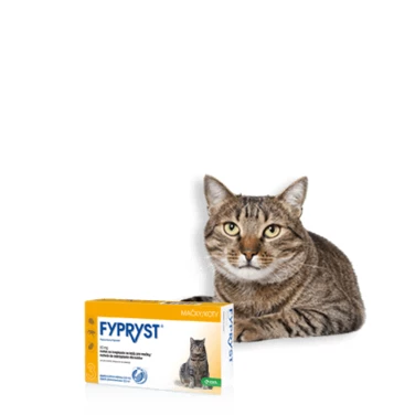 FYPRYST - krople przeciwko kleszczom i pchłom dla kotów 0,5 ml
