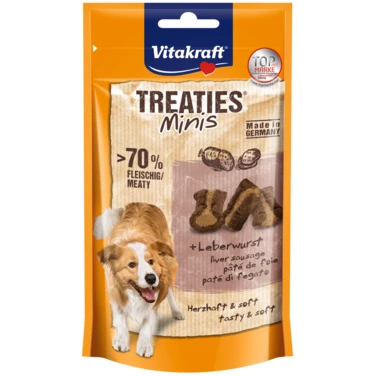 VITAKRAFT Treaties minis - mini przysmaki z wątróbką 48g