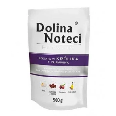 DOLINA NOTECI Premium - mokra karma dla psa bogata w królika 500 g