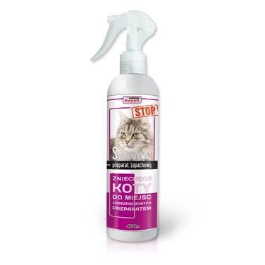 AKYSZEK strong spray stop cat - zapachowy odstraszacz kotów  400 ml
