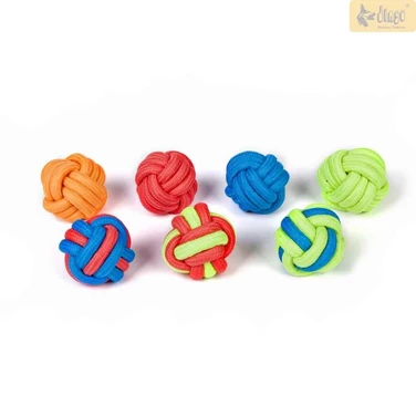 DINGO Energy - pleciona piłka ze sznura, różne kolory 7 cm