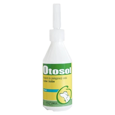 OTOSOL - preparat do czyszczenia uszu dla psów i kotów 25 ml