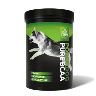 POKUSA PowerDog BCAA PURE - preparat wspomagający wydolność, wytrzymałość i siłę mięśni psów 200g
