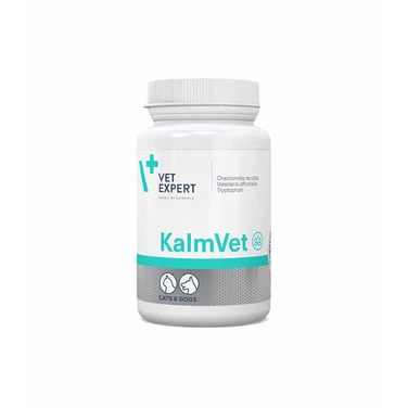 VETEXPERT KalmVet - preparat łagodzący objawy stresu i niepokoju 60 kapsułek