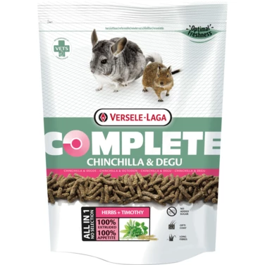 VERSELE LAGA Chinchilla & Degu Complete - ekstrudowany granulat dla szynszyli i koszatniczek