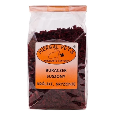 HERBAL PETS buraczek suszony - zdrowy dodatek do diety dla królików i gryzoni 125g