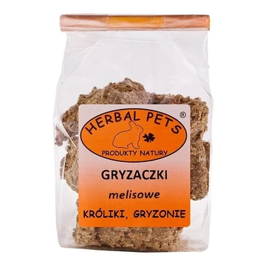 HERBAL PETS gryzaczki melisowe - przysmak dla królików i gryzoni 140g