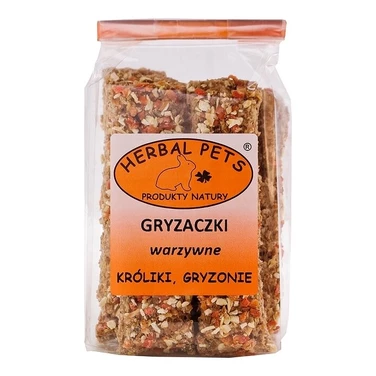 HERBAL PETS gryzaczki warzywne - przysmak dla królików i gryzoni 160g