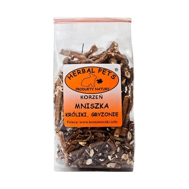 HERBAL PETS korzeń mniszka - zdrowy dodatek do diety dla królików i gryzoni 100g