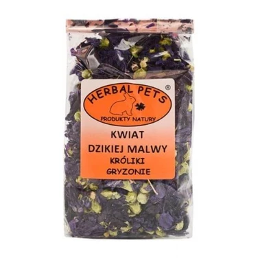 HERBAL PETS kwiat dzikiej malwy - zdrowy dodatek do diety dla królików i gryzoni  20g