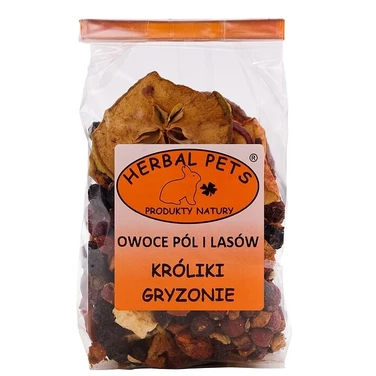 HERBAL PETS owoce pól i lasów - naturalny przysmak dla królików i gryzoni 100g