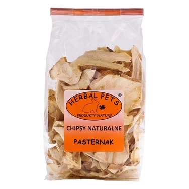 HERBAL PETS chipsy naturalne pasternak - przysmak dla królików i gryzoni 125g