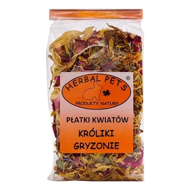 HERBAL PETS płatki kwiatów - zdrowy dodatek do diety dla królików i gryzoni  30g