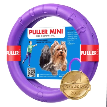 PULLER - lekkie i wytrzymałe ringo dla psa z pianki, mini