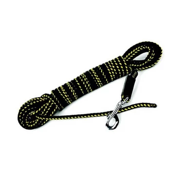 DINGO - linka dla psa bez uchwytu, czarno-żółta 10 m