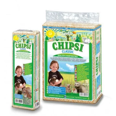CHIPSI Classic - niepyląca ściółka dla gryzoni z drewna iglastego 