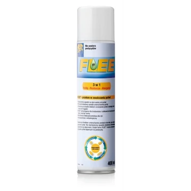FLEE - preparat do zwalczania pcheł i roztoczy w otoczeniu, bezpieczny dla kotów 400ml