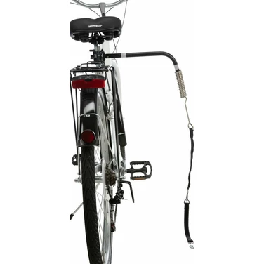 TRIXIE Bike-set L-Form - zestaw rowerowy do prowadzenia psa przy pojeździe S-M
