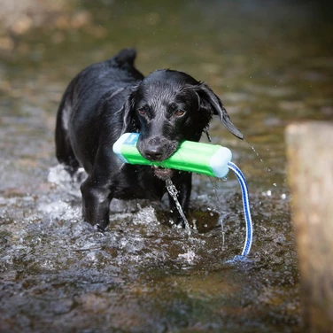 CHUCKIT! Amphibius Bumper - pływający, piankowy aport z liną dla psa 23 cm - 6