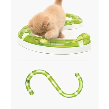 CATIT Senses 2.0 Play Circuit - tor z piłeczką do zabawy dla kota 135 cm