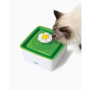 CATIT Senses 2.0 Mini Flower - mała fontanna dla kotów z regulacją strumienia wody 1,5 l