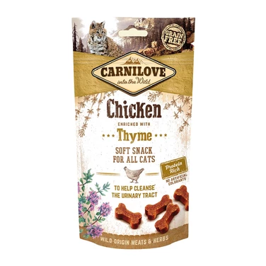CARNILOVE Soft Snack - miękkie przysmaki dla kota z kurczakiem i tymiankiem 50 g