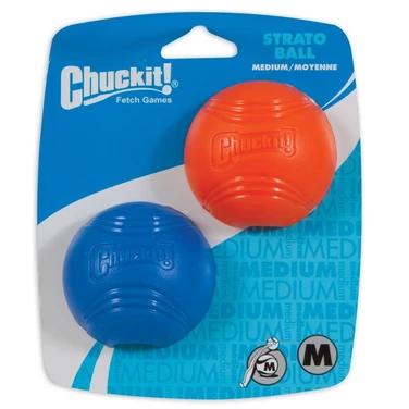 CHUCKIT! Strato Ball - zestaw dwóch piłek dla psa 6,4 cm
