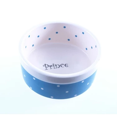 YARRO Prince - miska ceramiczna dla psa, niebieska 0,8 l