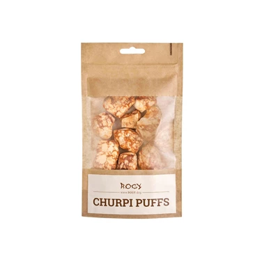 ROGY Churpi Puffs  - przekąski z sera himalajskiego pełne białka, witamin i minerałów 70g