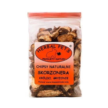 HERBAL PETS chipsy naturalne skorzonera - zdrowy dodatek do diety dla królików i gryzoni 75g