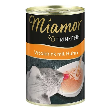 MIAMOR Vitaldrink - zupka dla kotów z kawałkami kurczaka 135 ml