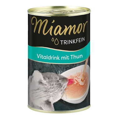 MIAMOR Vitaldrink - zupka dla kotów z kawałkami kurczaka i tuńczyka 135 ml