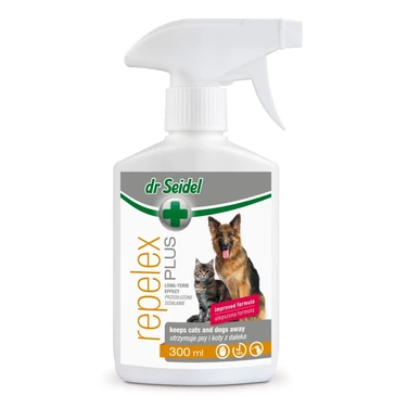 DR SEIDEL Repelex plus - zapachowy odstraszacz psów i kotów o przedłużonym działaniu 300 ml