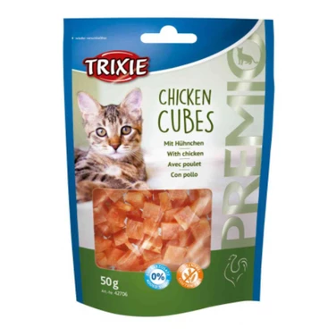 TRIXIE Premio Chicken Cubes - mini kosteczki z kurczaka dla kota 50g