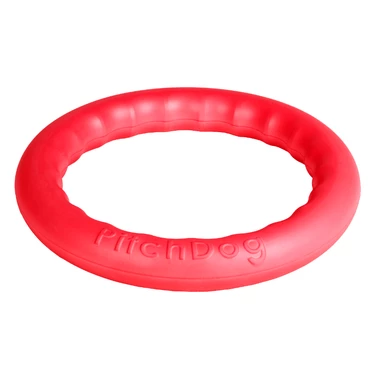 PITCHDOG - lekkie i wytrzymałe ringo dla psa z pianki, czerwone