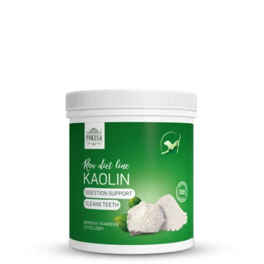 POKUSA RawDietLine Kaolin - naturalne wsparcie trawienia i czyszczenie zębów 200 g