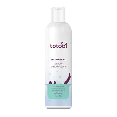 TOTOBI naturalny szampon odświeżający dla psów i kotów- niweluje zapach, odświeża, nawilża 300 ml
