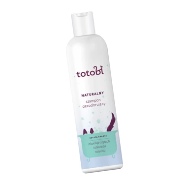 TOTOBI naturalny szampon odświeżający dla psów i kotów- niweluje zapach, odświeża, nawilża 300 ml - 2
