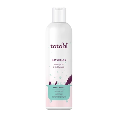 TOTOBI 2w1 naturalny szampon dla psów i kotów z odżywką - oczyszcza i pielęgnuje 300 ml