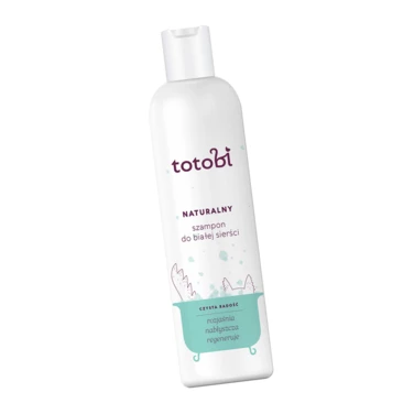 TOTOBI naturalny szampon dla psów i kotów o białej sierści - rozjaśnia i regeneruje  300 ml - 2