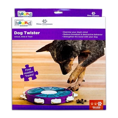 OUTWARD HOUND Nina Ottosson Dog Twister - zabawka interaktywna, łamigłówka dla psa, poziom 3 - 3