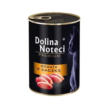 DOLINA NOTECI Premium - bezzbożowa, mokra karma dla kotów bogata w kaczkę - 2