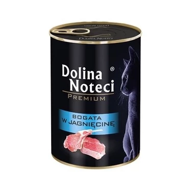 DOLINA NOTECI Premium - bezzbożowa, mokra karma dla kota bogata w jagnięcinę - 2