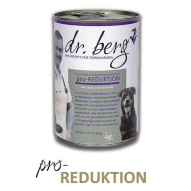 DR.BERG Pro-Reduktion - mokra karma dla psów z nadwagą, chorych na cukrzycę i seniorów 400 g