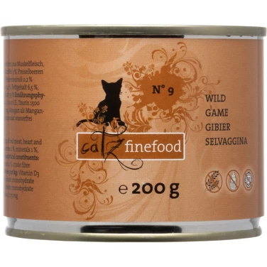 CATZ FINEFOOD - bezzbożowa karma mokra dla kota, dzik 200 g