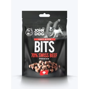 JOHN DOG Soft Bites - półwilgotne, treningowe przysmaki dla psów, szwajcarska wołowina 100 g