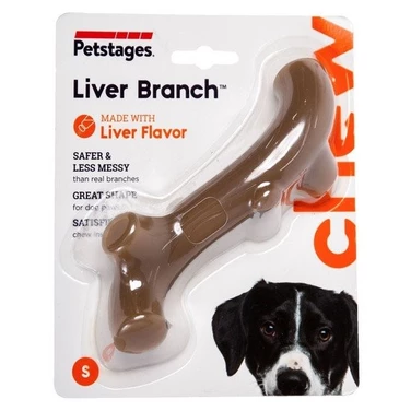 PETSTAGES Liver Branch - twardy gryzak dla psa o kształcie i aromacie wątróbki - 2