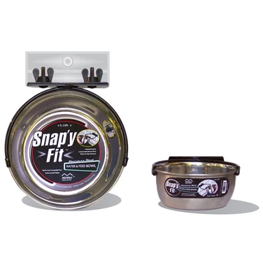 MIDWEST Snapy Fit - metalowa miska dla psa mocowana do klatki - 2