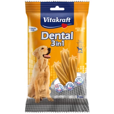 VITAKRAFT Dental 3in1 - przysmak dentystyczny dla średnich psów 180g