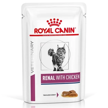 ROYAL CANIN Renal - weterynaryjna, mokra karma dla kota z chorobami nerek, kurczak 85g